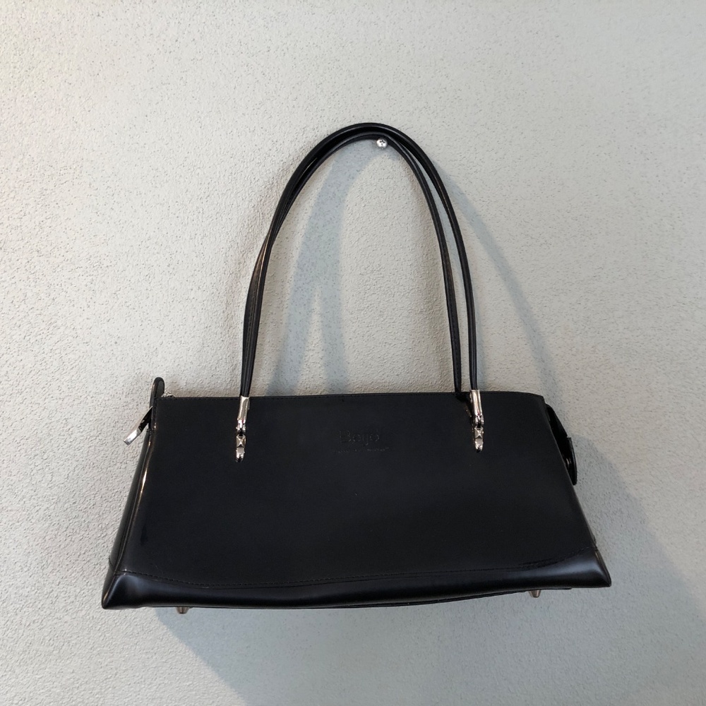 Black Patent Leather Purse